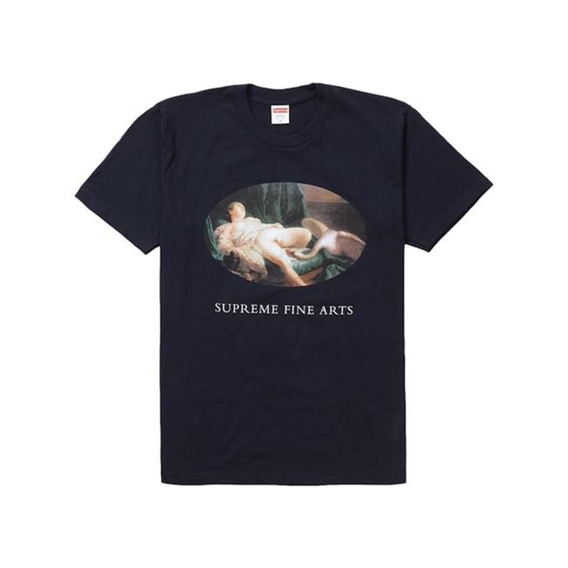 Supreme Navy Blue Leda and the Swan Cotton T-shirt XL
