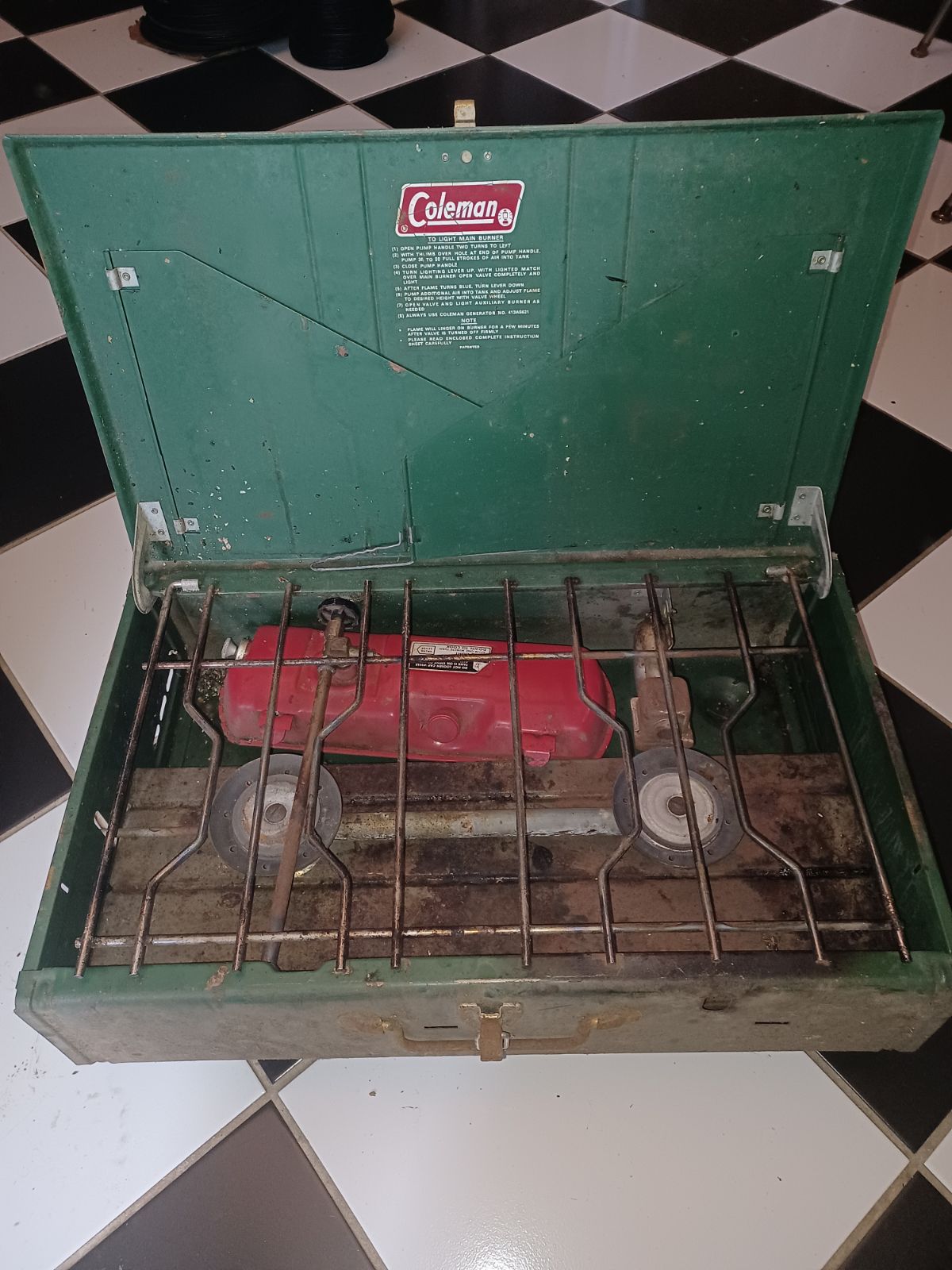 Coleman camping stove