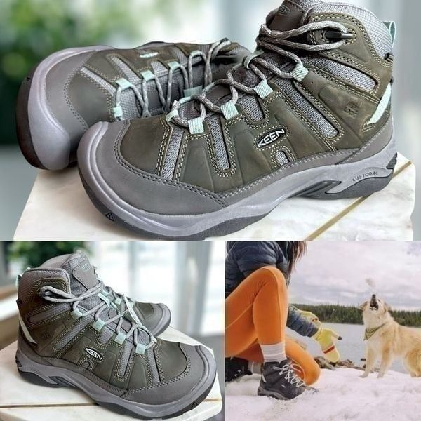 KEEN women’s Circadia Mid High Top Waterproof Hiking Boots Size 7