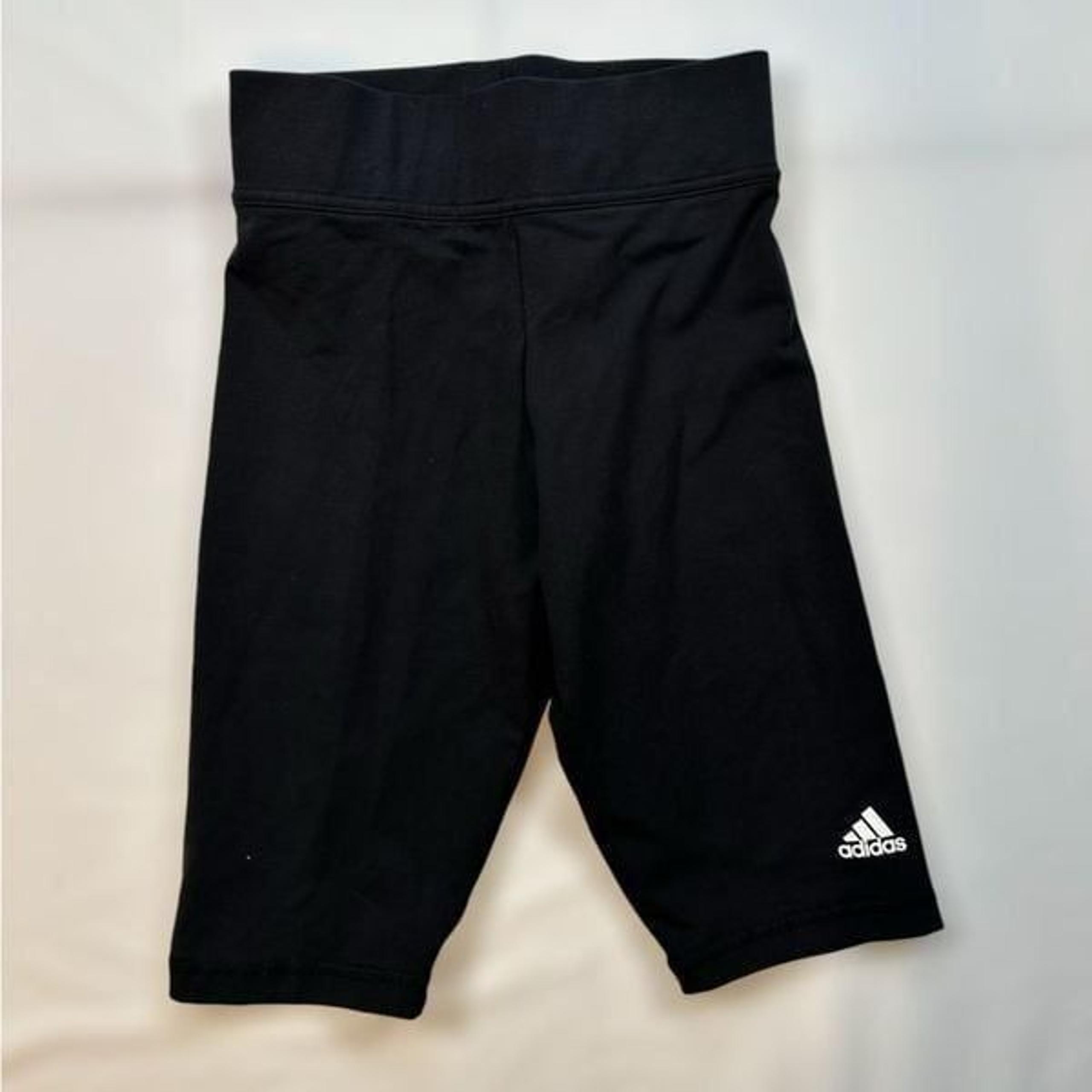 NWT Adidas Women’s Black Athletic Bike Short 10” Running Workout - Size XS