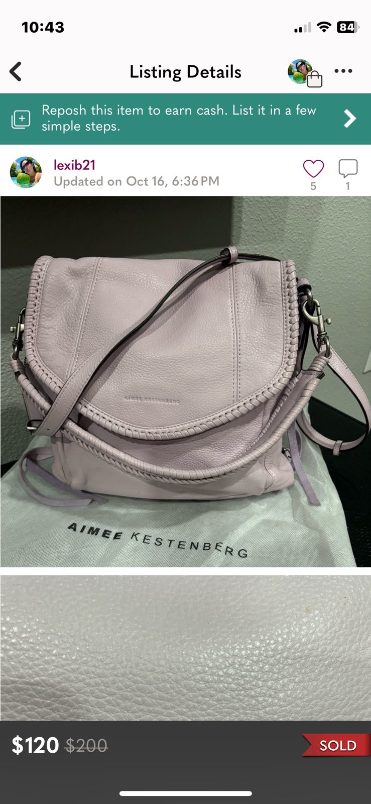 Aimee Kestenberg All For Love Shoulder/Crossbody Bag