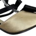 Kate Spade Satin T-Strap Gold and Black Bow Strappy Sandal Size US 8 B Stiletto