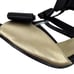 Kate Spade Satin T-Strap Gold and Black Bow Strappy Sandal Size US 8 B Stiletto