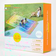 Giant Rainbow Spraying Splash Mat Slide
