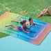 Giant Rainbow Spraying Splash Mat Slide