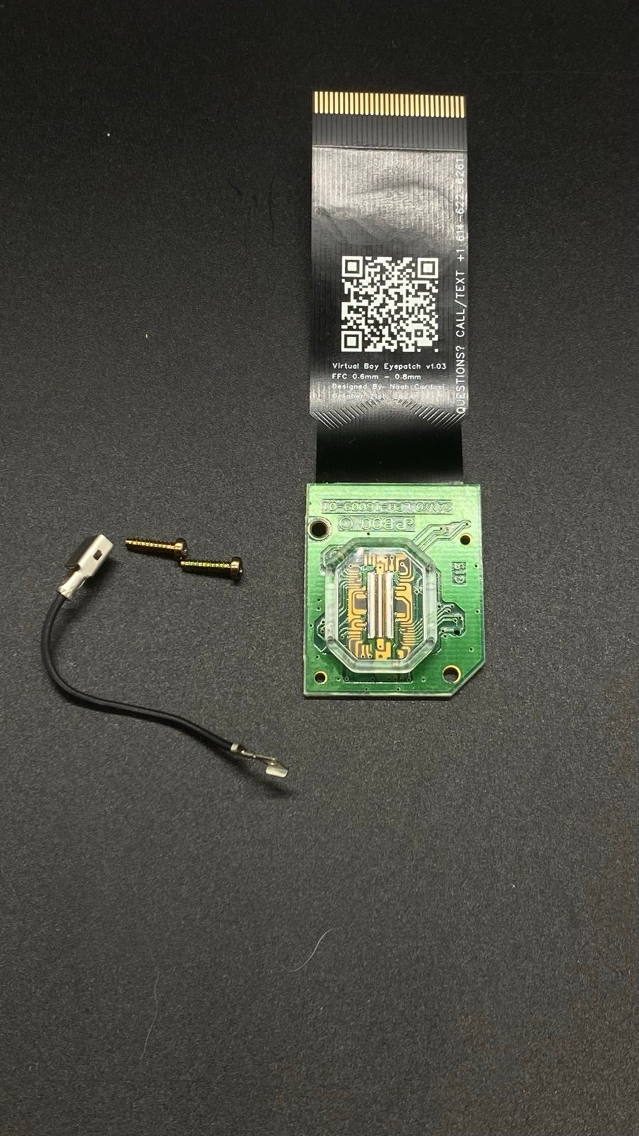 Nintendo Virtual Boy LED Board w/Solder Fix - WORKING