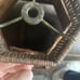 Vintage raatan wicker cottagecore lamp shade
