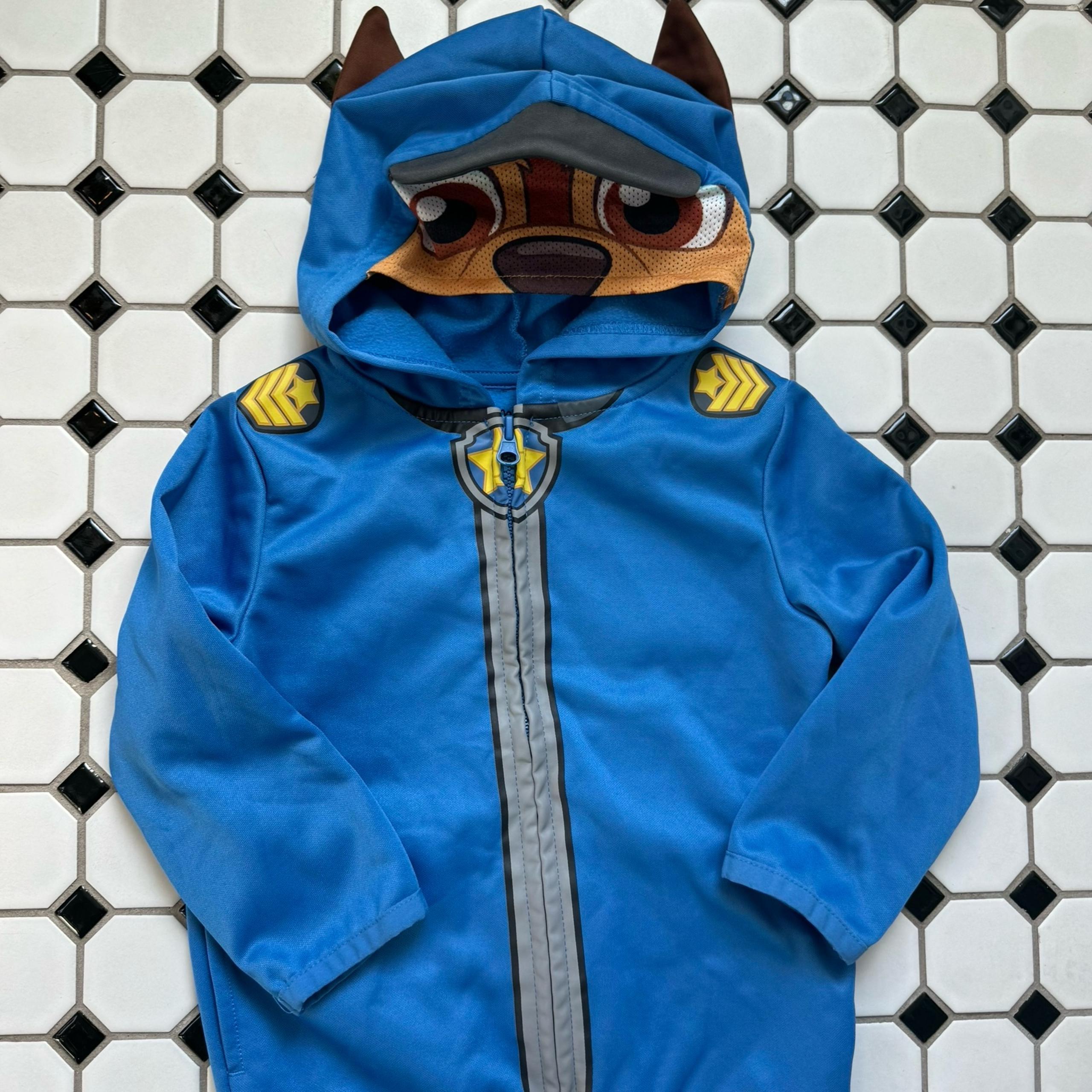 Paw Patrol Chase Mask Hoody Size 2T