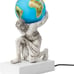 World Globe Portable Touch Light With Figurine
