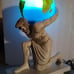World Globe Portable Touch Light With Figurine