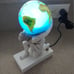 World Globe Portable Touch Light With Figurine
