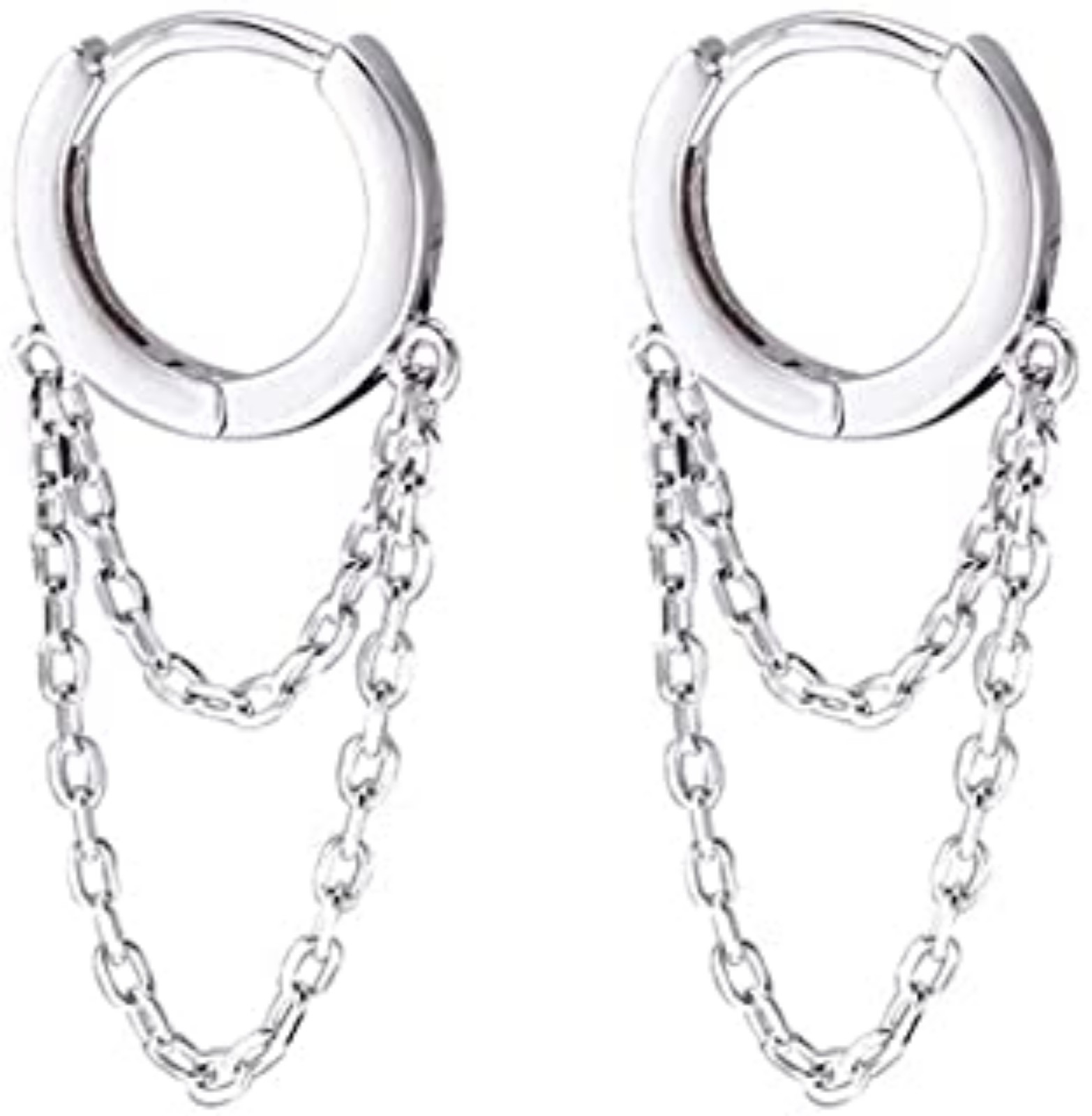 Small Hoop Earrings for Women Girls Men 925 Sterling Silver Huggie Helix Cartila