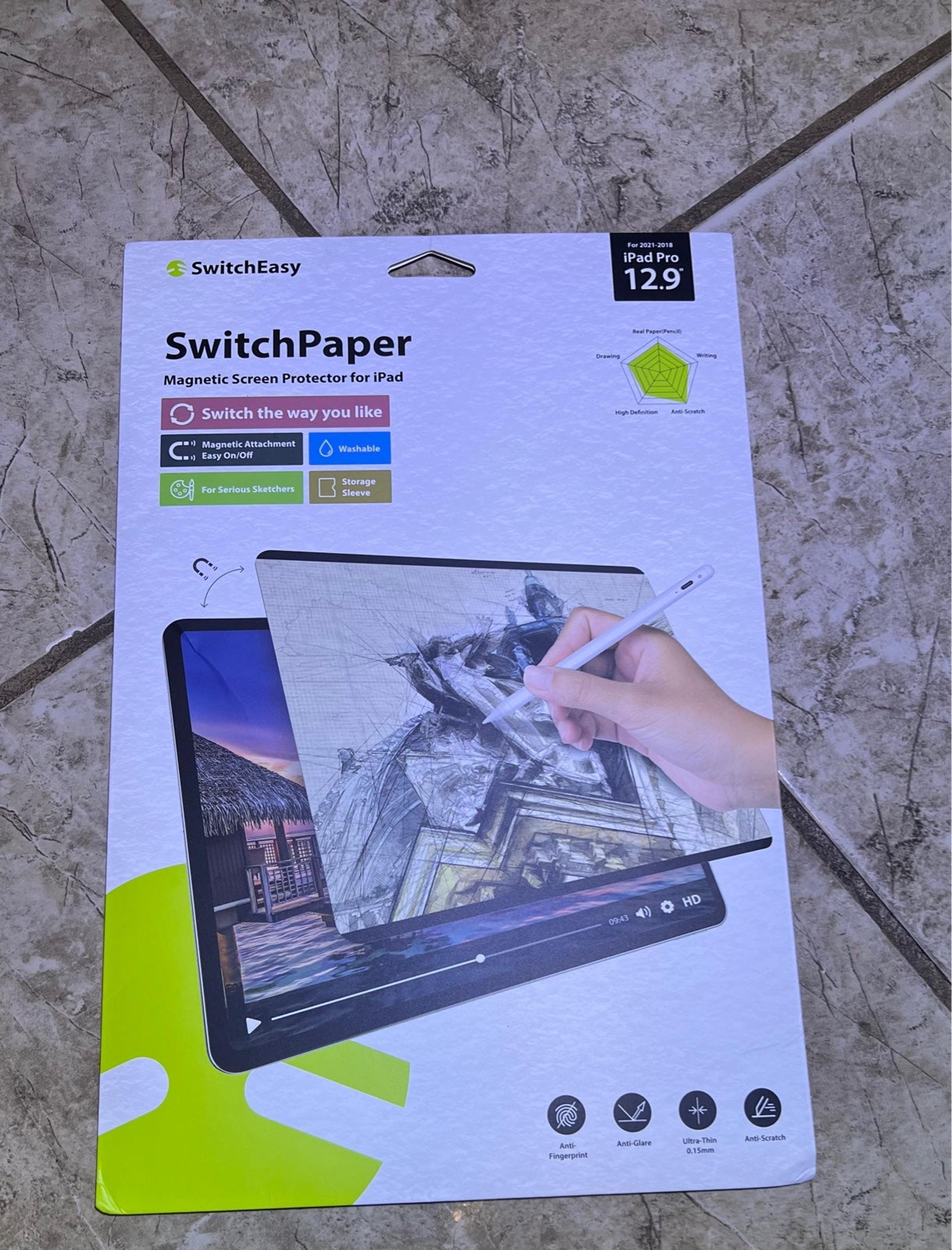SwitchEasy SwitchPaper Magnetic& HD iPad Pro 11 Screen Protector (2021-2018) & i