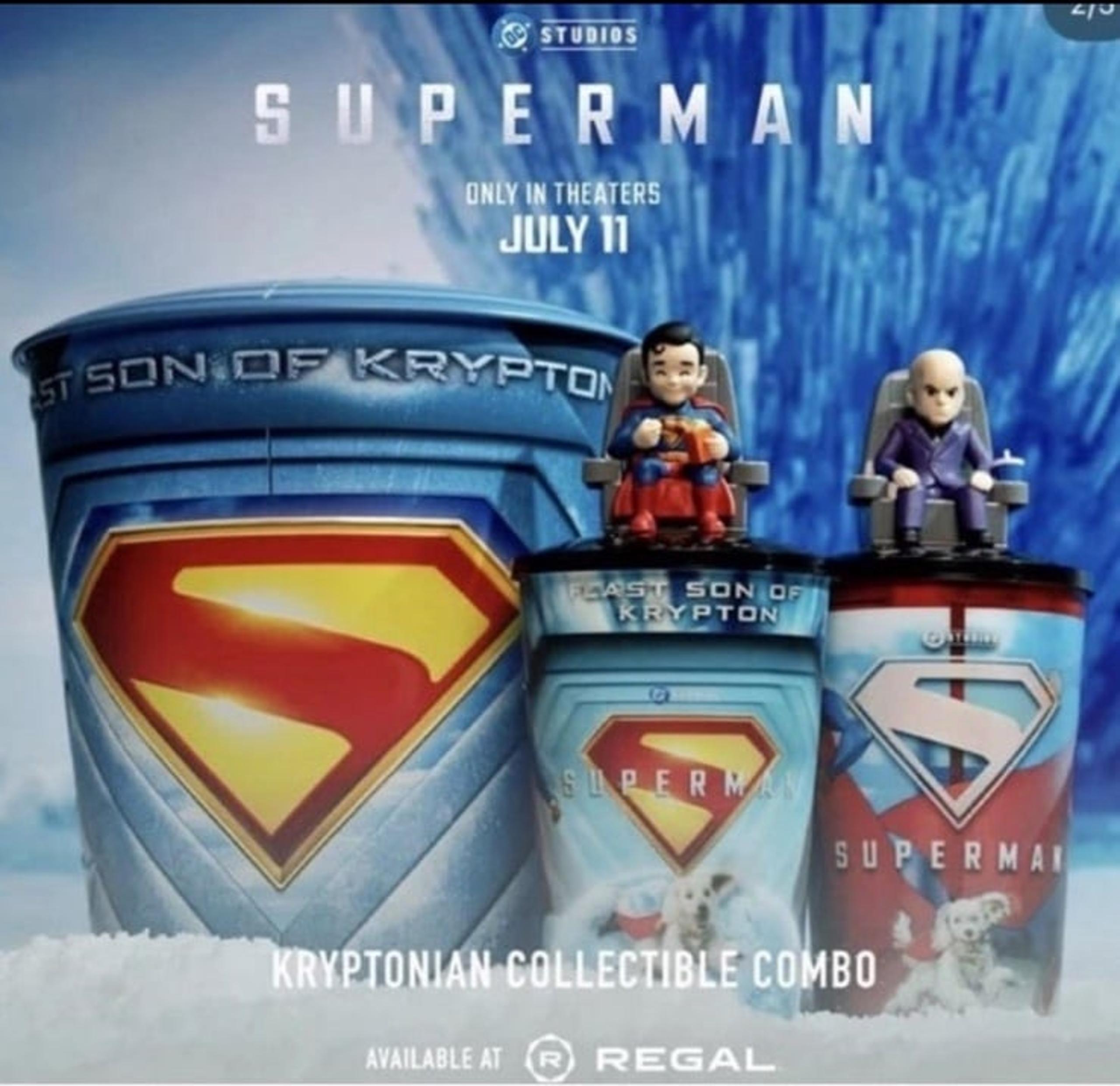 Superman Popcorn Bucket Ready To Ship