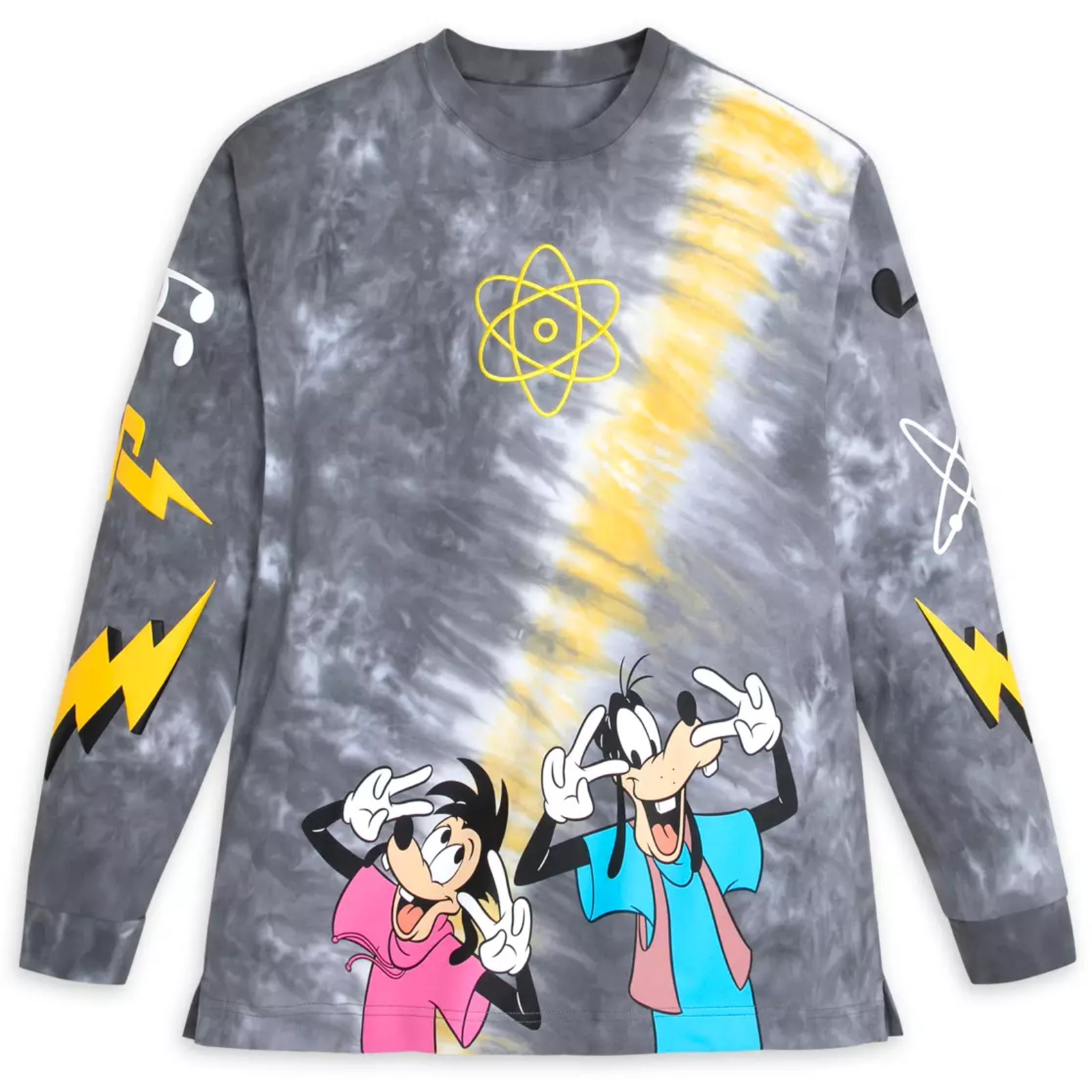 Disney Parks A Goofy Movie Tie-Dye Long Sleeve T-shirt for Adults