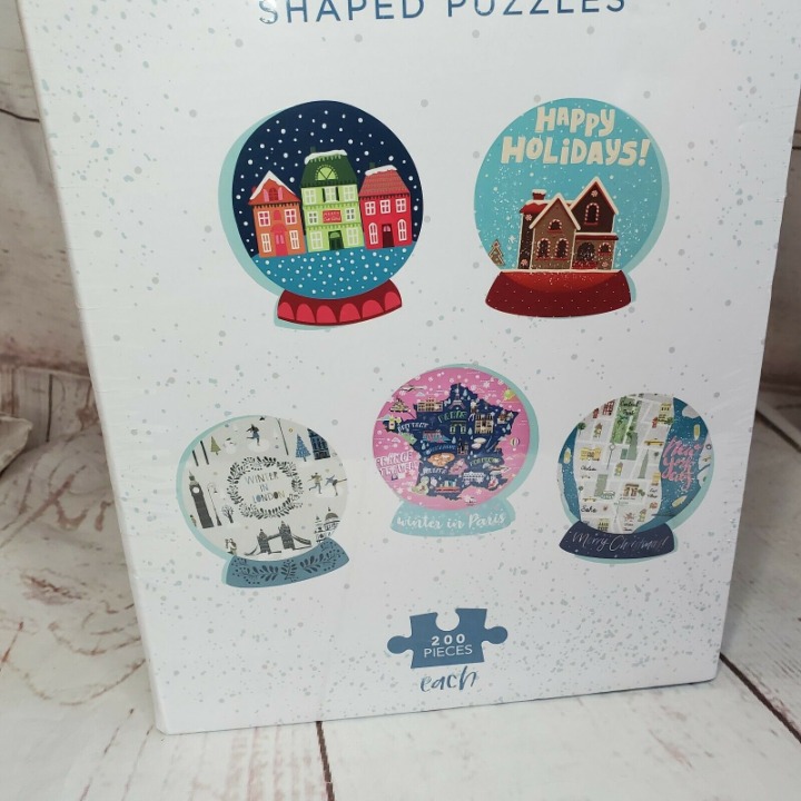 City Snowdome Set Of 5 Shaped Puzzles 200 Pieces Each Small