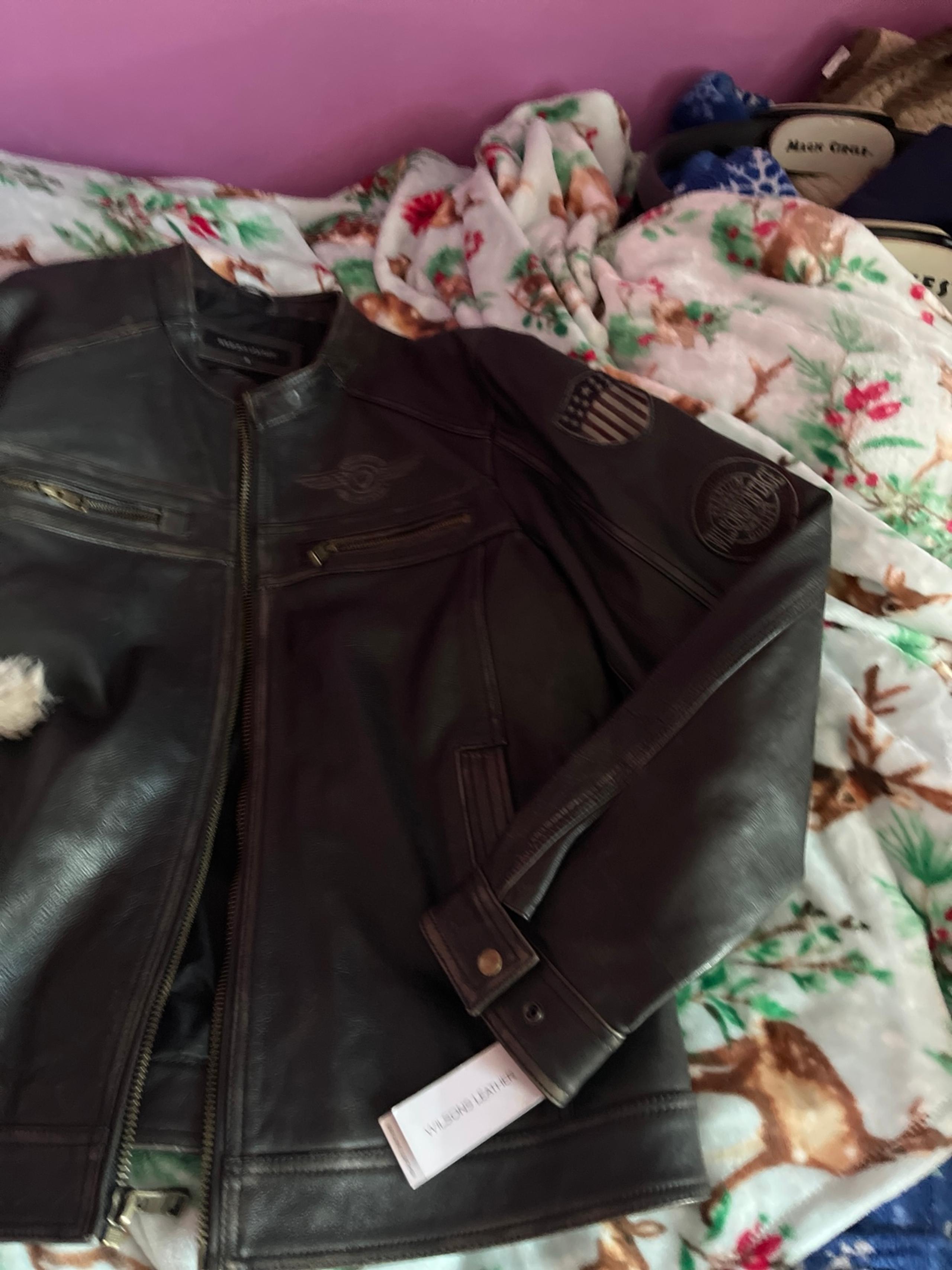 New Wilsons leather motorcycle jacket
