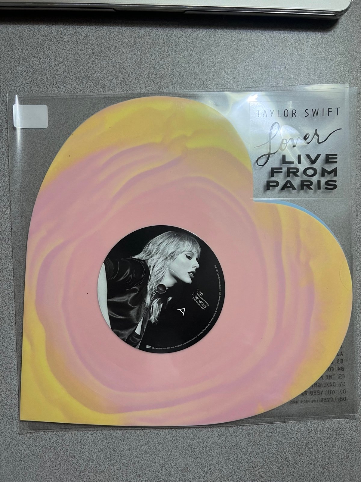 Lover Heartshaped Vinyl (Live from Paris)