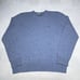 Polo by Ralph Lauren Blue Marled Lambs Wool Italian Yarn Knit Sweater Sz Medium