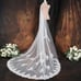 Cathedral veil, Wedding veil, Royal veil, Long lace trim bridal veil