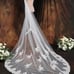 Cathedral veil, Wedding veil, Royal veil, Long lace trim bridal veil
