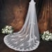 Cathedral veil, Wedding veil, Royal veil, Long lace trim bridal veil