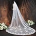 Cathedral veil, Wedding veil, Royal veil, Long lace trim bridal veil