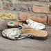 Madden Girl Women’s Classic Mattie Faux Leather SnakePrint Mule Sandals Sz 8