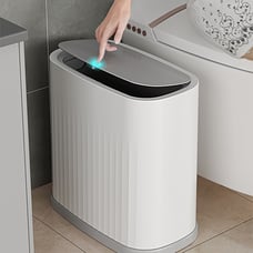 Modern Nordic Style Waste Paper Trash Can with Cover