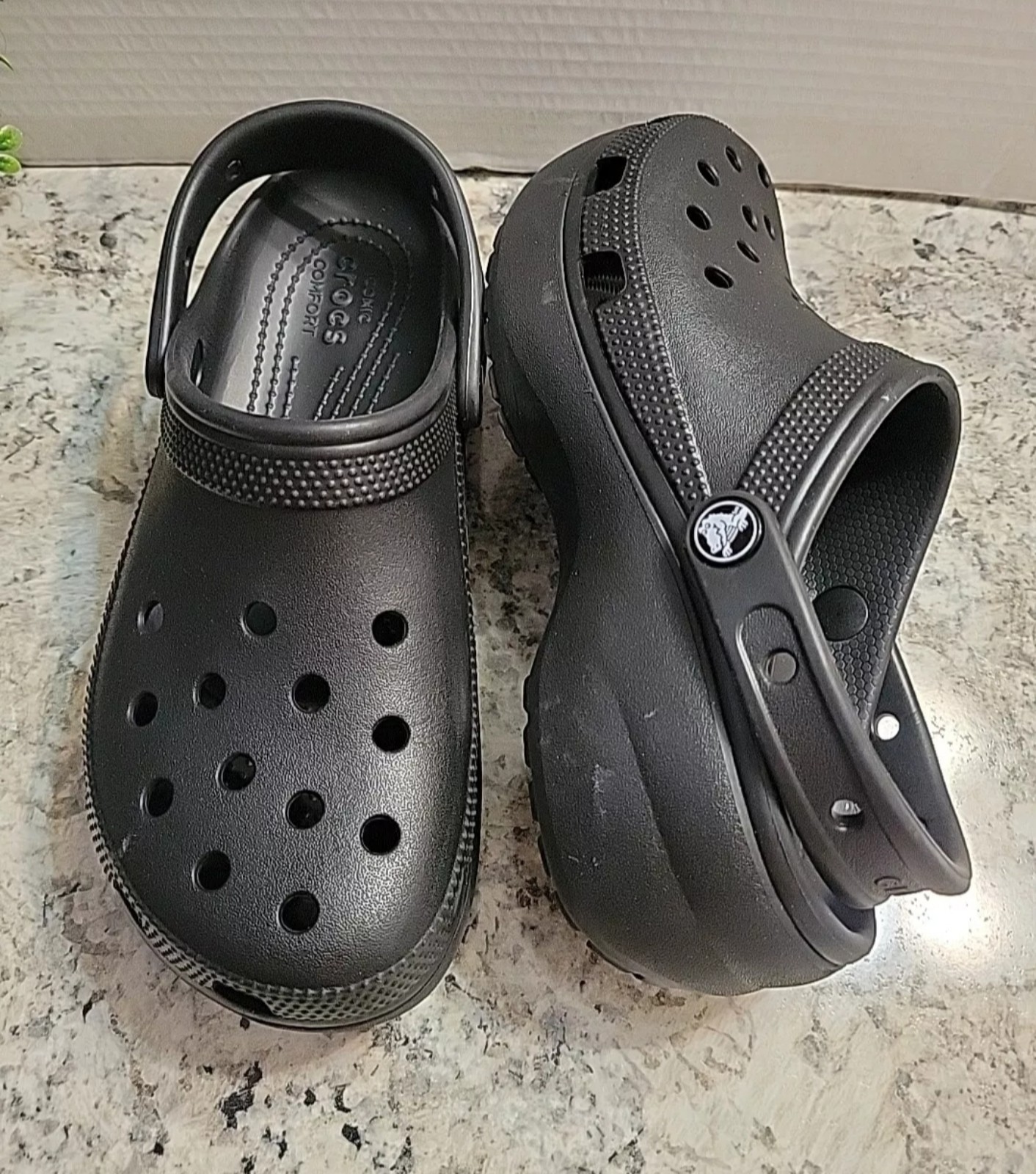 Crocs Classic Bae Women's Size 7M Slip On Chunky Platform Sandals Clogs