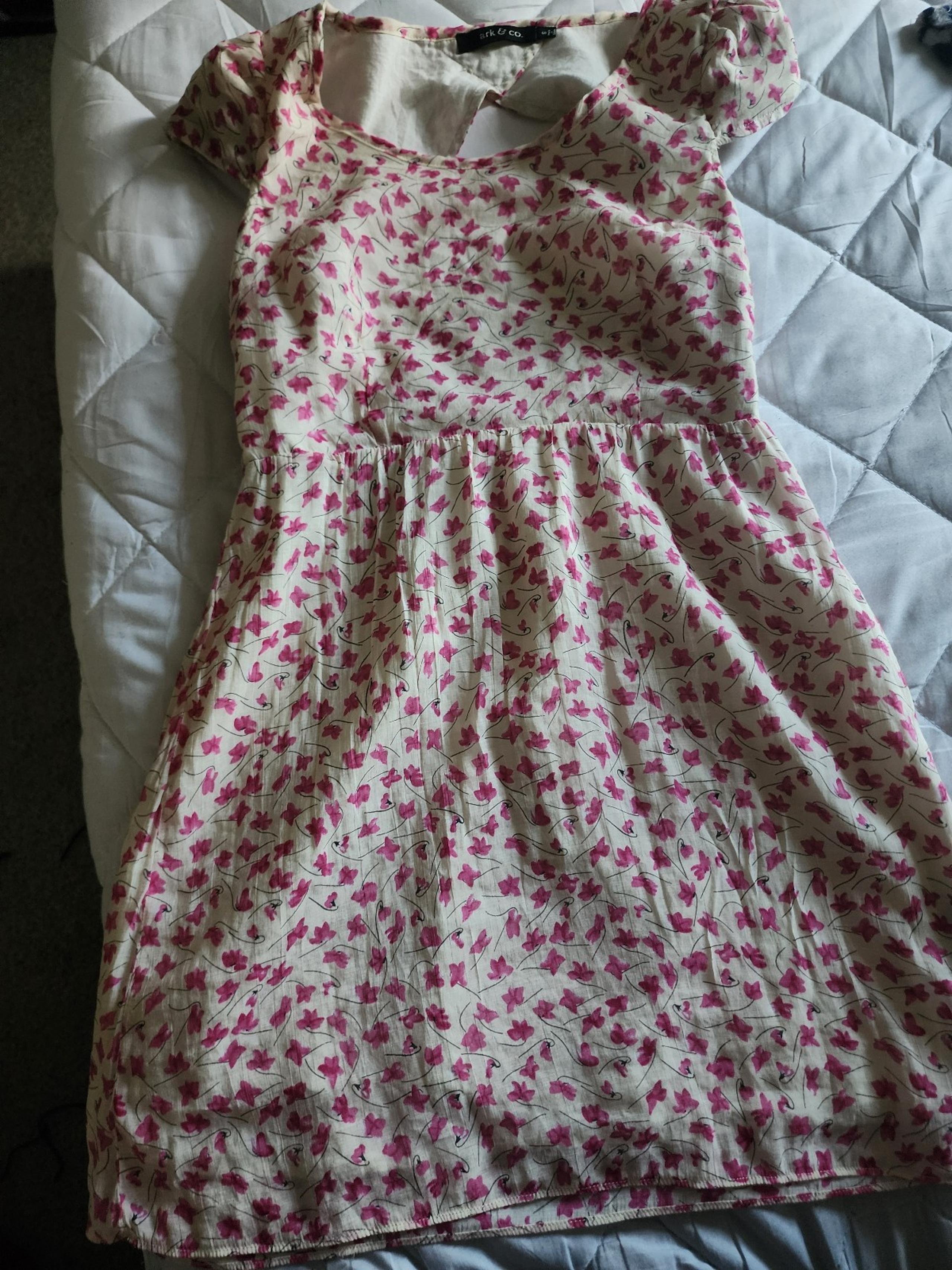 A Pink Floral Dress