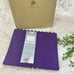 Levenger Circa Landscape Sliver Notebook in Purple Leather NEW letter size
