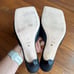 RAYE Abie Heel in Black Slip on Mules Square Toe 8