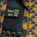 Salvatore Ferragamo 100% Silk Neck Tie Golf Clubs Novelty Print Geometric Italy