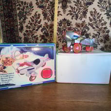 Coca-Cola Silver Limited Edition 12585 Die Cast Metal Pedal Plane