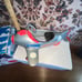 Coca-Cola Silver Limited Edition 12585 Die Cast Metal Pedal Plane