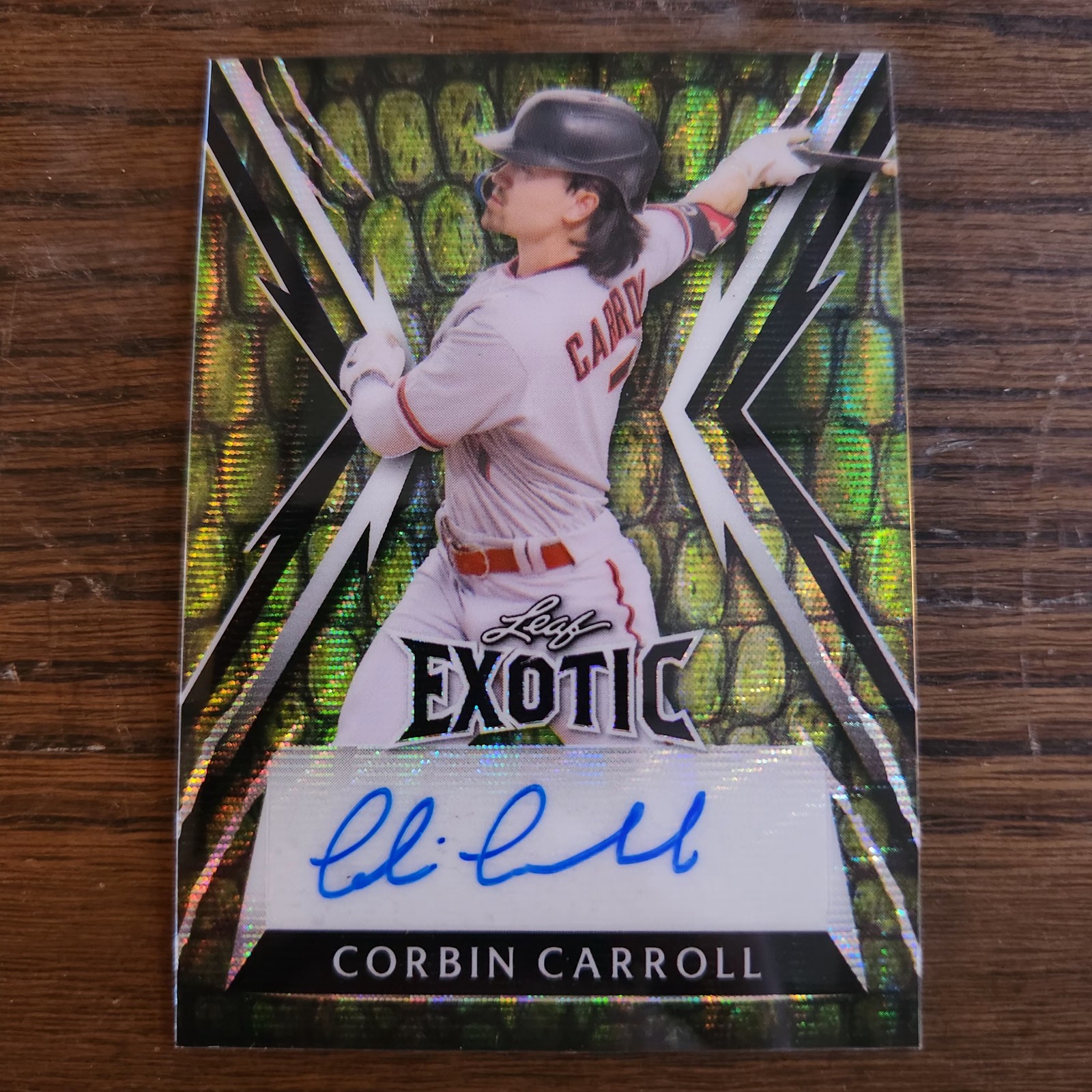 2023 Exotic Alligator Wave - Corbin Carroll - Autograph Serial #'d 2/6