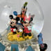 Disney Double Snow Globe A Dream Is A Wish Your Heart Makes Music Animated RARE