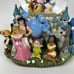 Disney Double Snow Globe A Dream Is A Wish Your Heart Makes Music Animated RARE