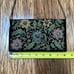 Vintage Zardozi handmade black velvet embroidered beaded floral crossbody bag