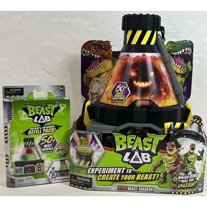 Beast Lab Dino Beast Creator, Real Mist and 80+ Lights, Sounds