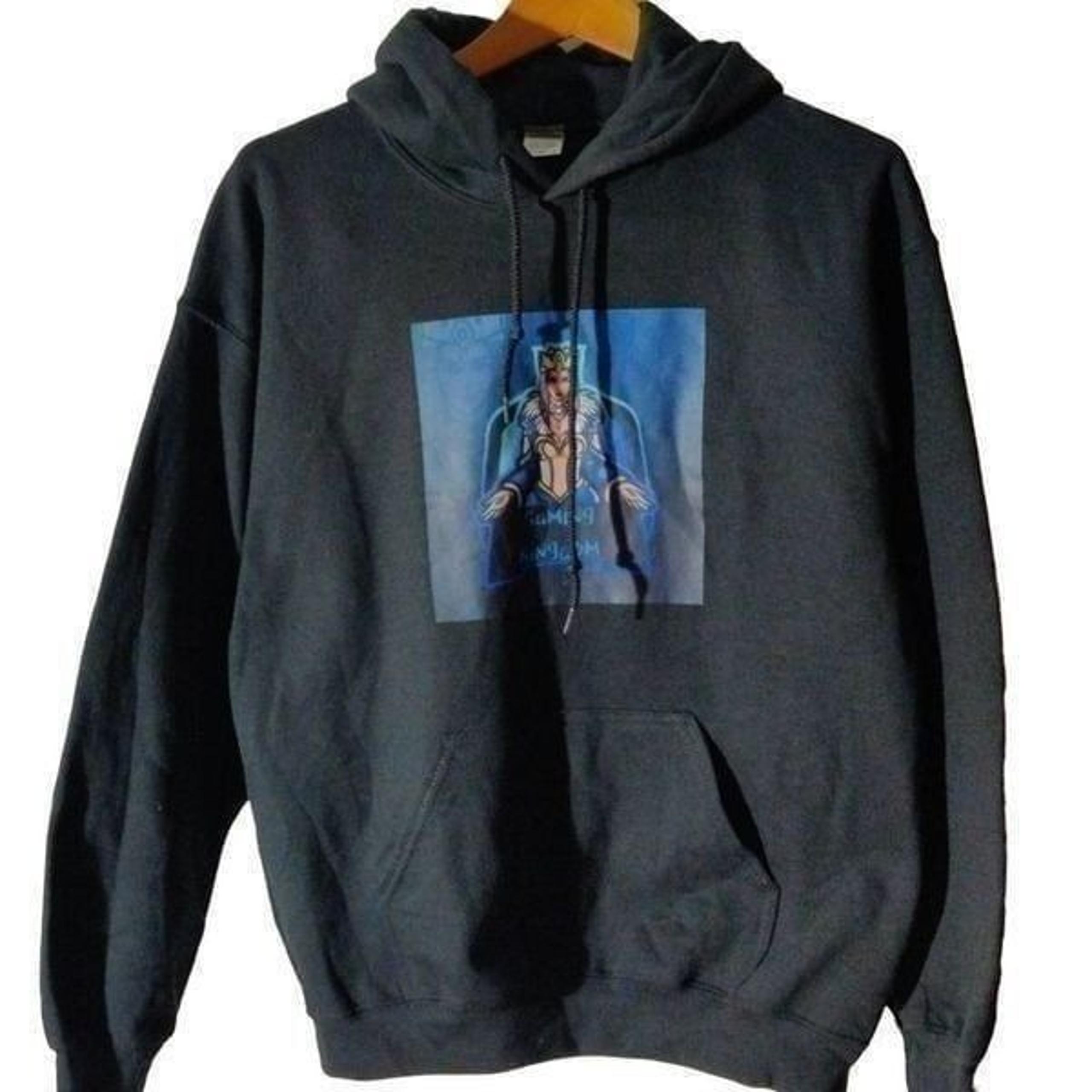 NWOT M Gaming Kingdom Black Hoodie - Gildan
