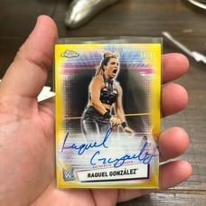2021 Topps Chrome WWE RAQUEL GONZALEZ Gold Refractor AUTO 50-50