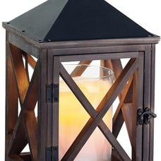 CANDLE WARMERS Wooden Farmhouse Candle Warmer Lantern for Top-Down Candle
