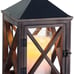 CANDLE WARMERS Wooden Farmhouse Candle Warmer Lantern for Top-Down Candle