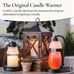 CANDLE WARMERS Wooden Farmhouse Candle Warmer Lantern for Top-Down Candle