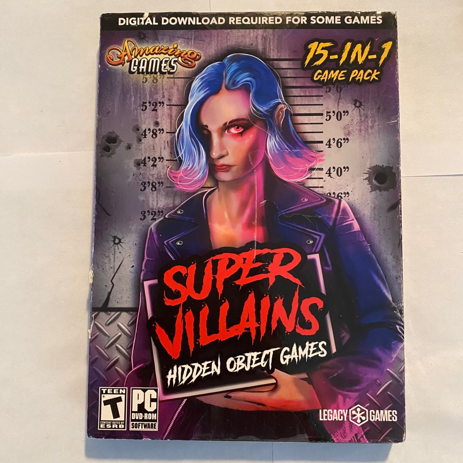 Super Villains Hidden Object Games 15 in 1 Game Pack PC DVD ROM Game Super Villains Hidden Object Games 15 in 1 Game Pack PC DVD ROM Game