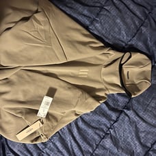 Essentials Suede Clay Hoodie Mens Large