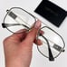 Versace VE1287 1443 BRAND NEW Eyeglasses Black Gold Metal Pilot Men Unisex