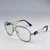 Versace VE1287 1443 BRAND NEW Eyeglasses Black Gold Metal Pilot Men Unisex